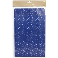 Enveloppe cadeau papier Noël enfant motif étoile x6 - 20x8xH28cm