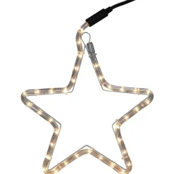 Etoile lumineuse tube blanc fixe