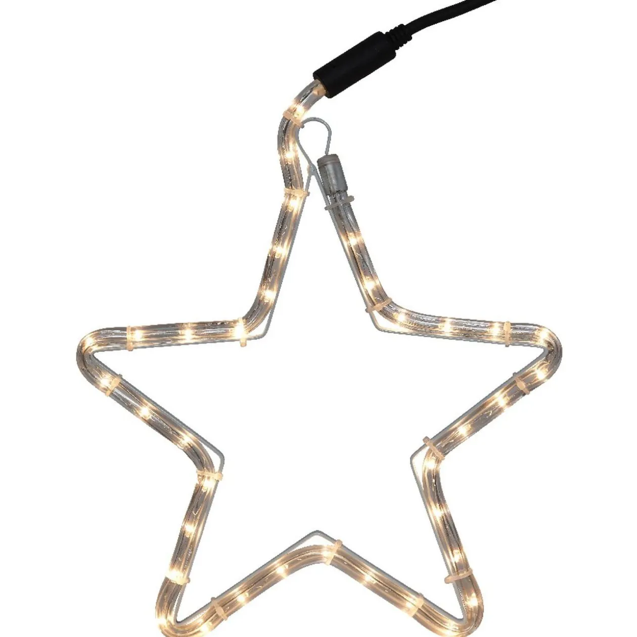 Etoile lumineuse tube blanc fixe