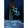 Etoiles lumineuses multicolores clignotantes 1,55 m