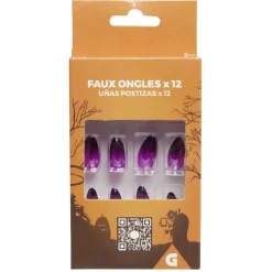 Faux ongles en plastique x12