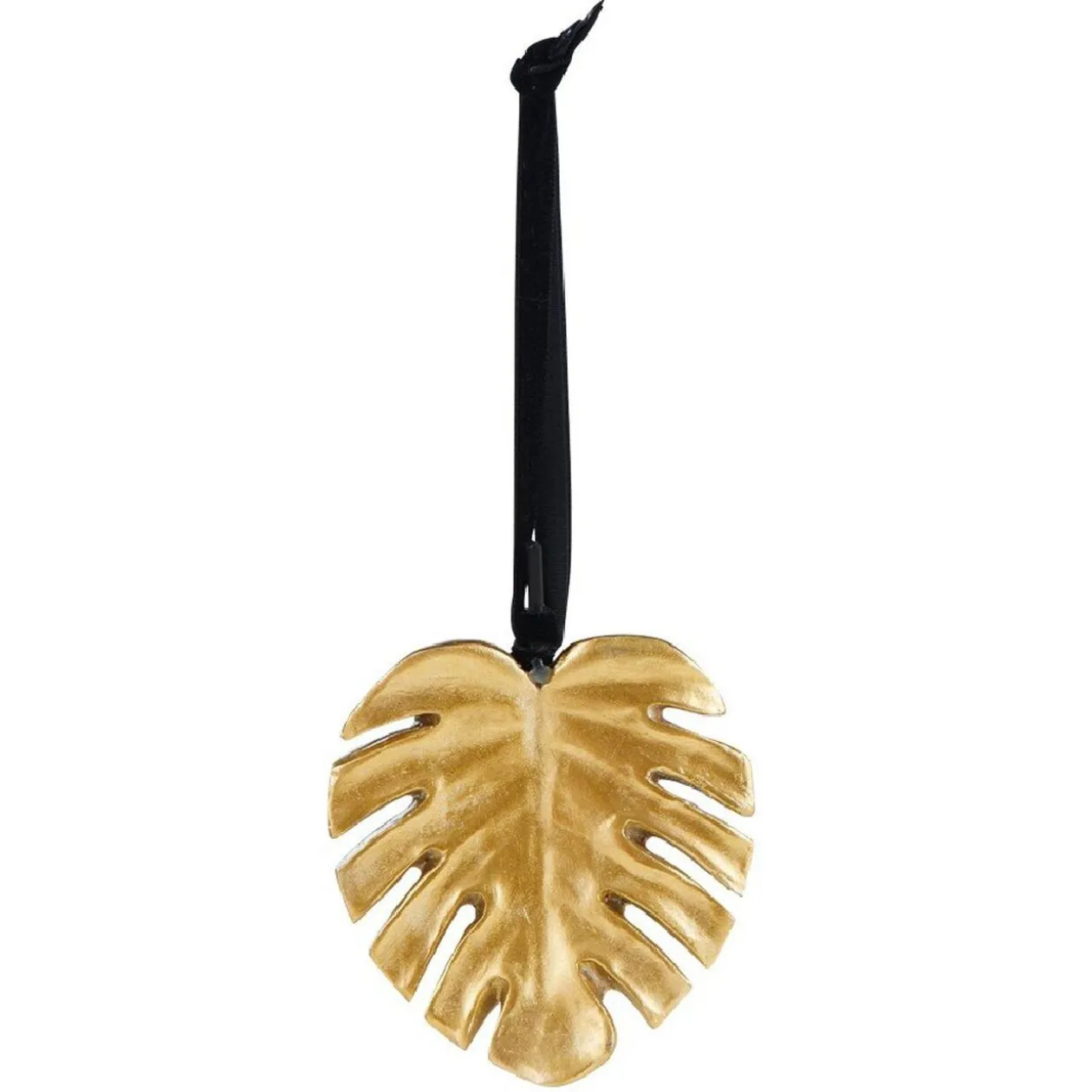 Feuille monstera à suspendre dorée