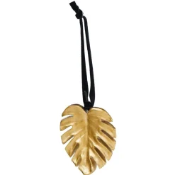 Feuille monstera à suspendre dorée