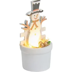 Figurine lumineuse dans pot - 4 modèles