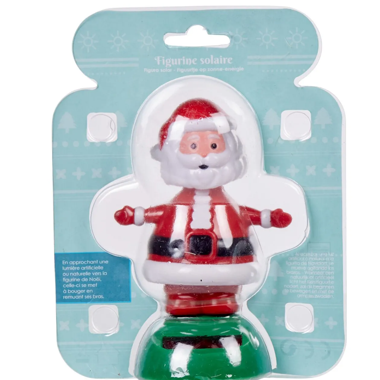 Figurine solaire père Noël