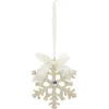 Flocon de neige déco de Noël à suspendre