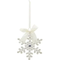 Flocon de neige déco de Noël à suspendre