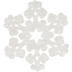 Flocon de Noël blanc à suspendre