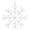 Flocon de Noël lumineux 55LED blanc chaud H20cm