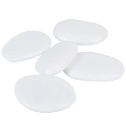 Galets décoratifs blancs