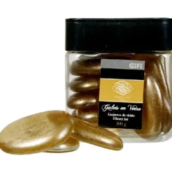 Galets décoratifs dorés