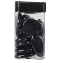 Galets décoratifs noires