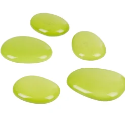 Galets décoratifs verts anis