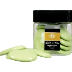 Galets décoratifs verts clair