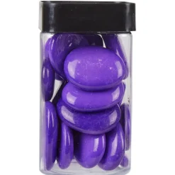 Galets décoratifs violets