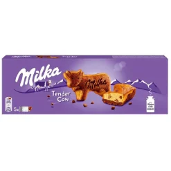 Gateau Milka aux pépites de chocolat au lait forme vache 5x28gr