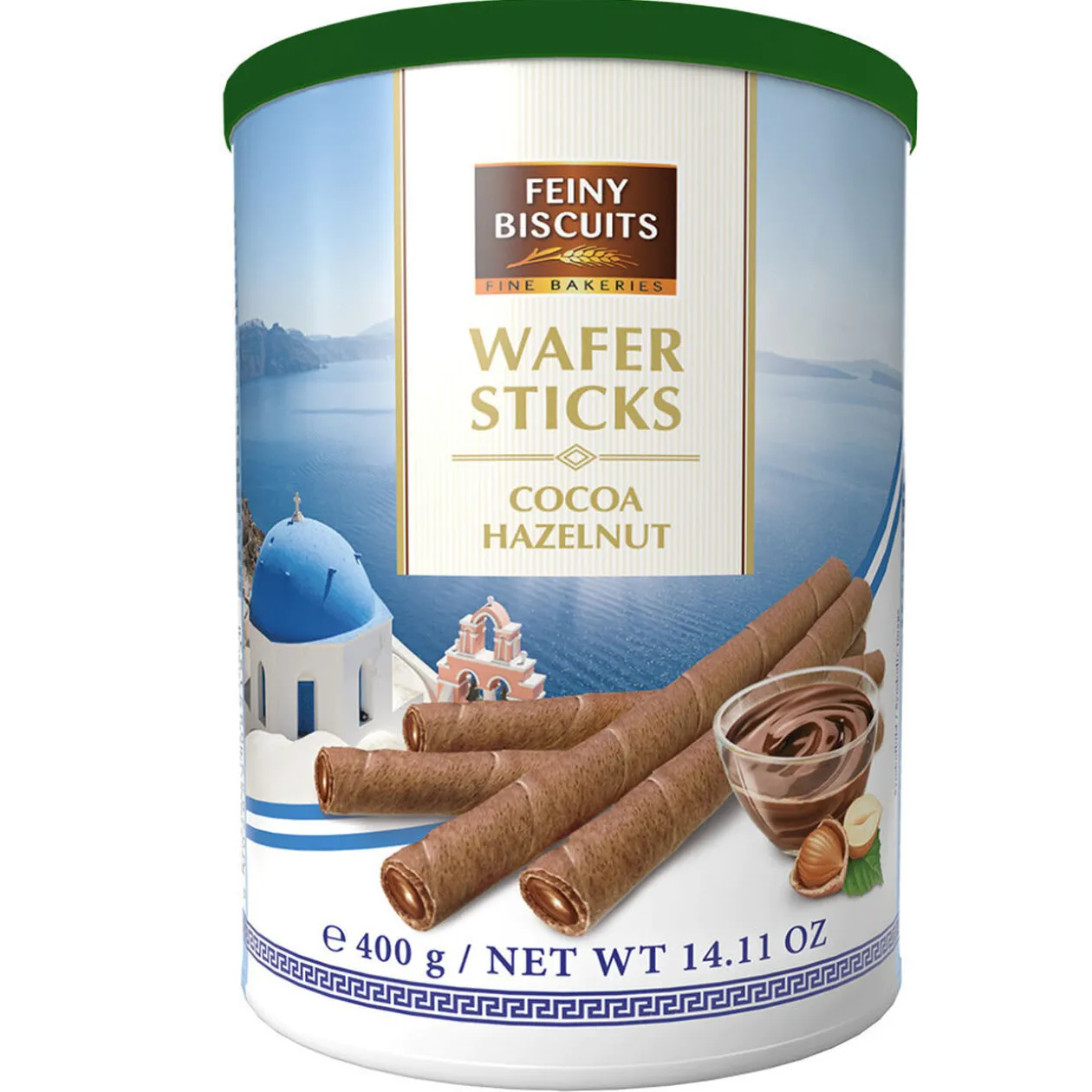 Gaufrettes roulées à la crème de noisette - 400g