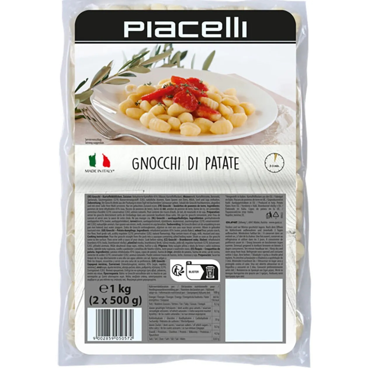 Gnocchis de pomme de terre 1 kg