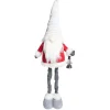 Gnome de Noël avec jambes extensibles H87cm