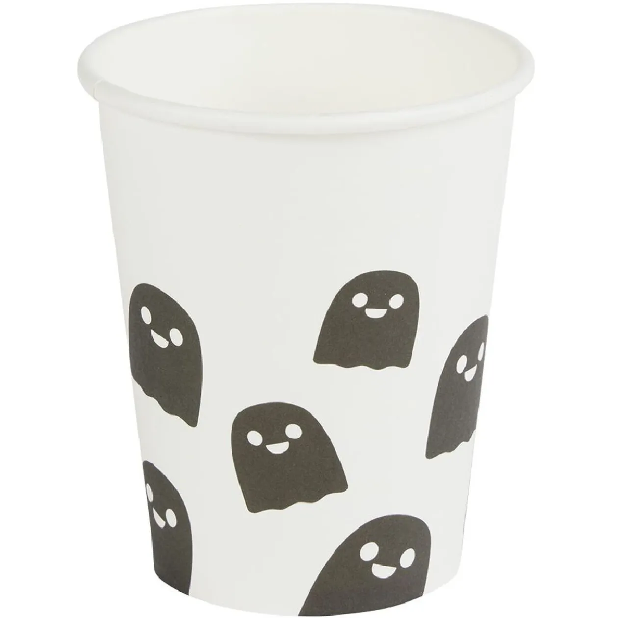 Gobelet en carton Halloween motif fantôme 25cl x10