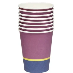 Gobelet en carton Party rose et bleu x 8