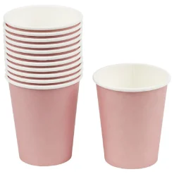 Gobelet en carton rose 25cl x12