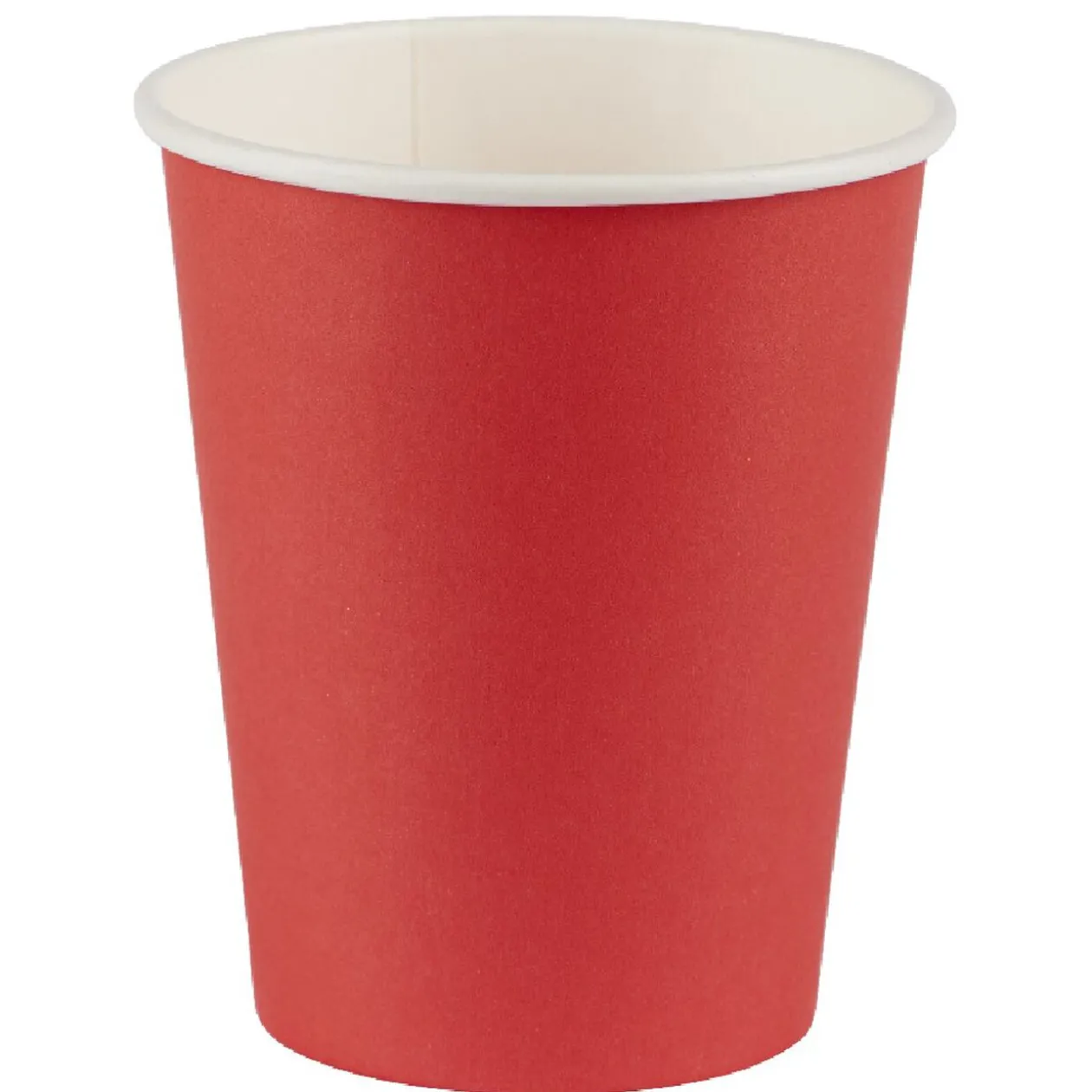 Gobelet en carton rouge et blanc 25 cl x12