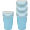 Gobelet en carton turquoise x25