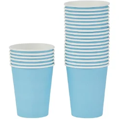 Gobelet en carton turquoise x25