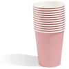 Gobelet en carton uni corail x10