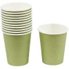 Gobelet en carton vert 25cl x12