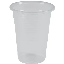 Gobelet plastique transparent réutilisable x100