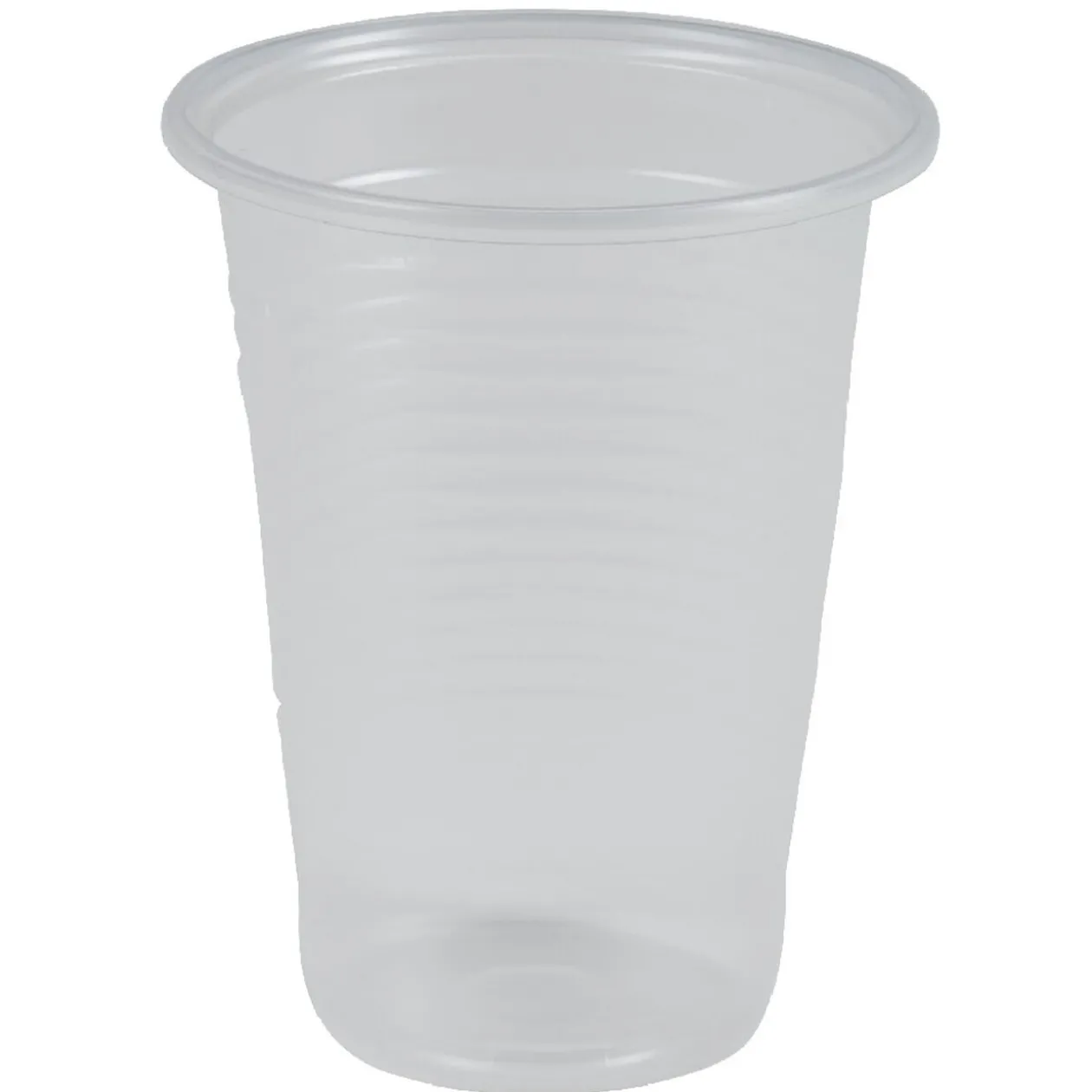 Gobelet plastique transparent réutilisable x100