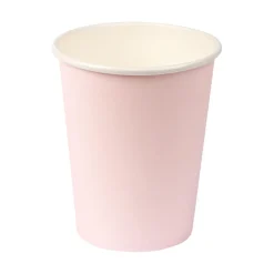 Gobelet rose pâle en carton 25 cl x12