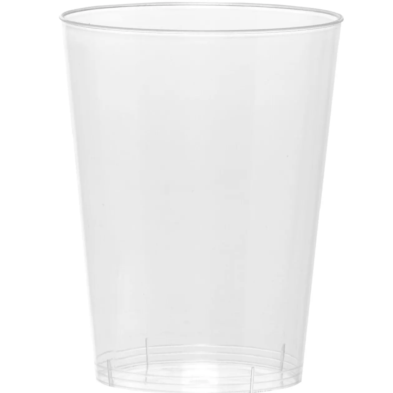 Gobelet transparent en plastique réutilisable 30 cl x8