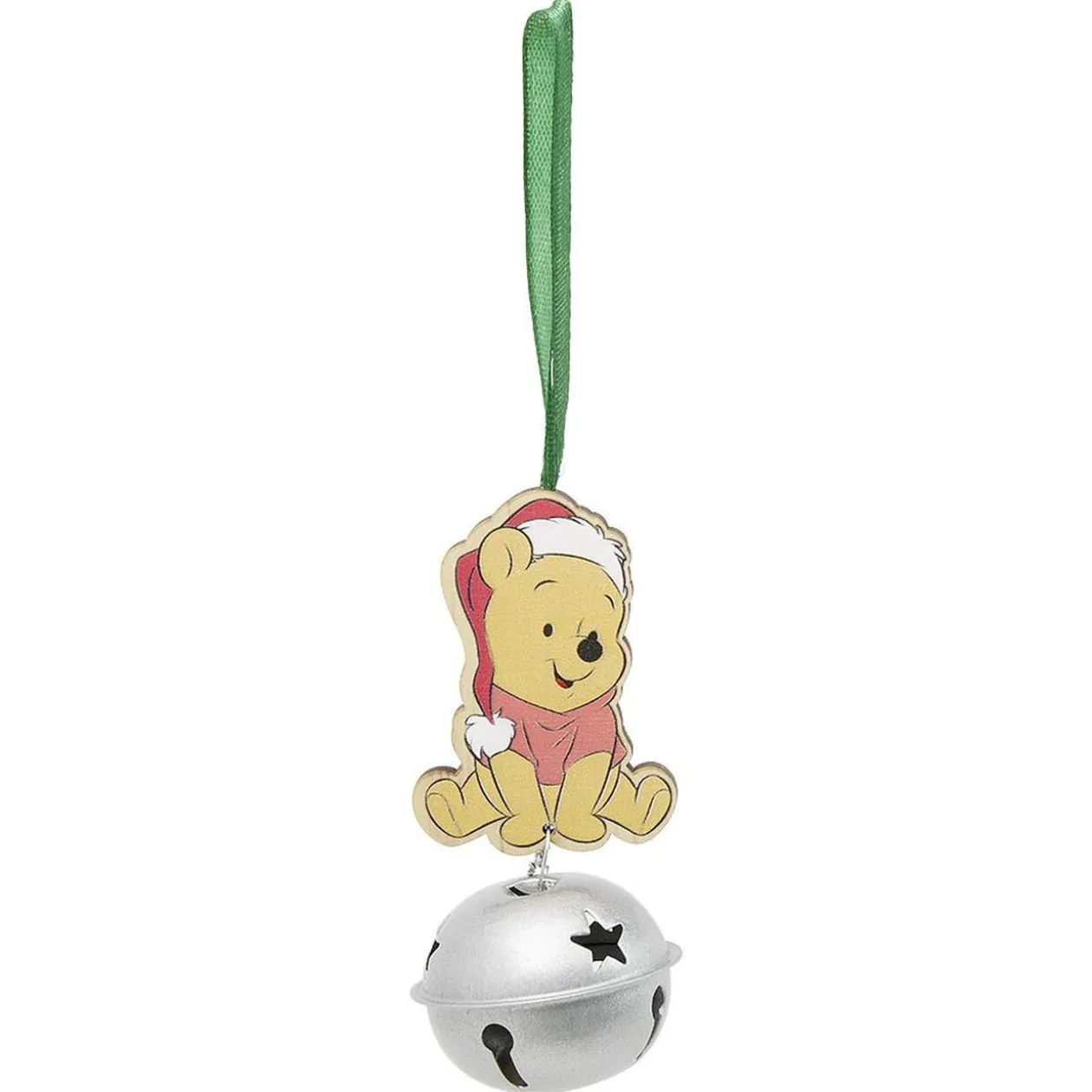 Grelot Disney Winnie L'ourson à suspendre bois Ø6xH11cm