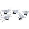 Guirlande 5 oiseaux lumineuse solaire extérieur 30 LED