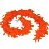 Guirlande boa orange 1.8 m