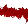 Guirlande boa plume boa rouge