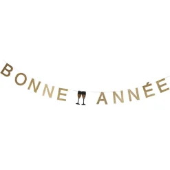 Guirlande Bonne Année dorée