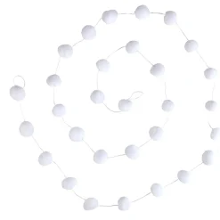 Guirlande boules de neige 1.8 m