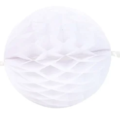 Guirlande boules en papier blanches