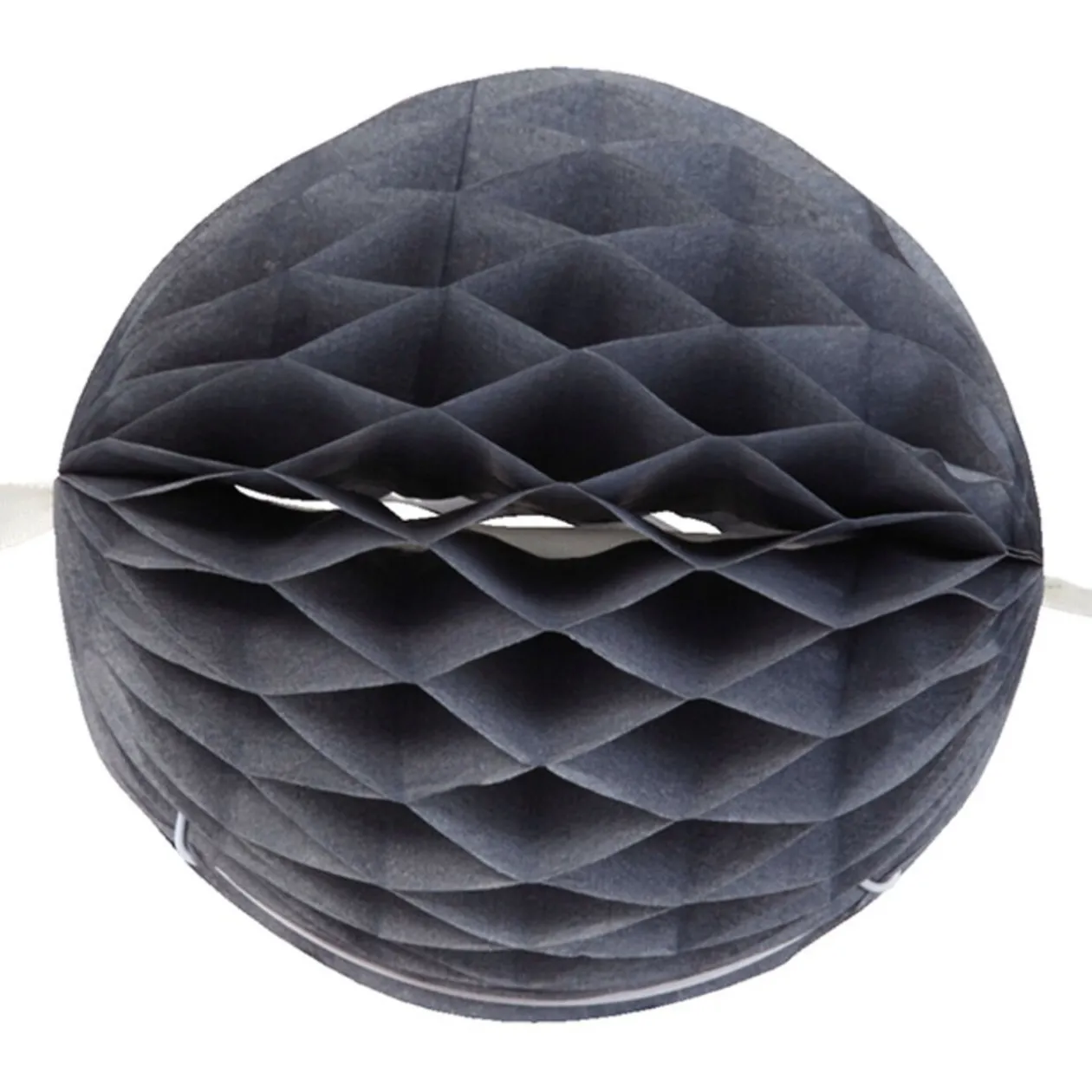 Guirlande boules en papier argentées