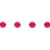 Guirlande boules en papier roses fuchsia