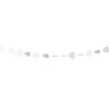 Guirlande coeur blanc 3 m