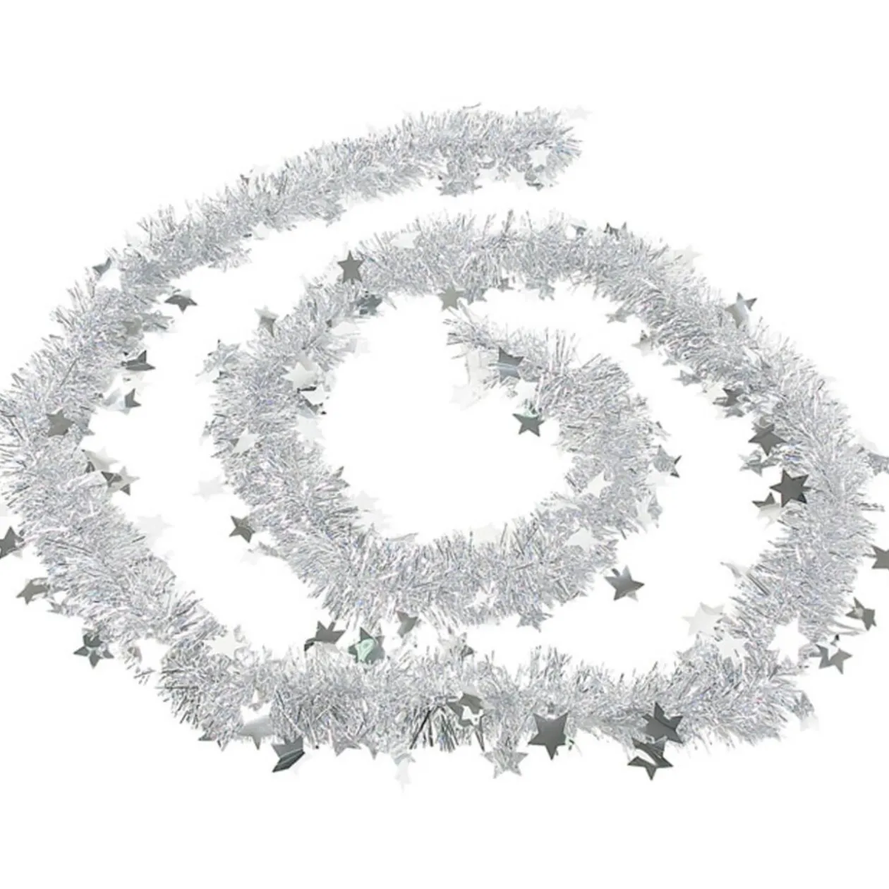 Guirlande de Noël argentée 3 m