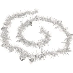 Guirlande de Noël argentée 2 m
