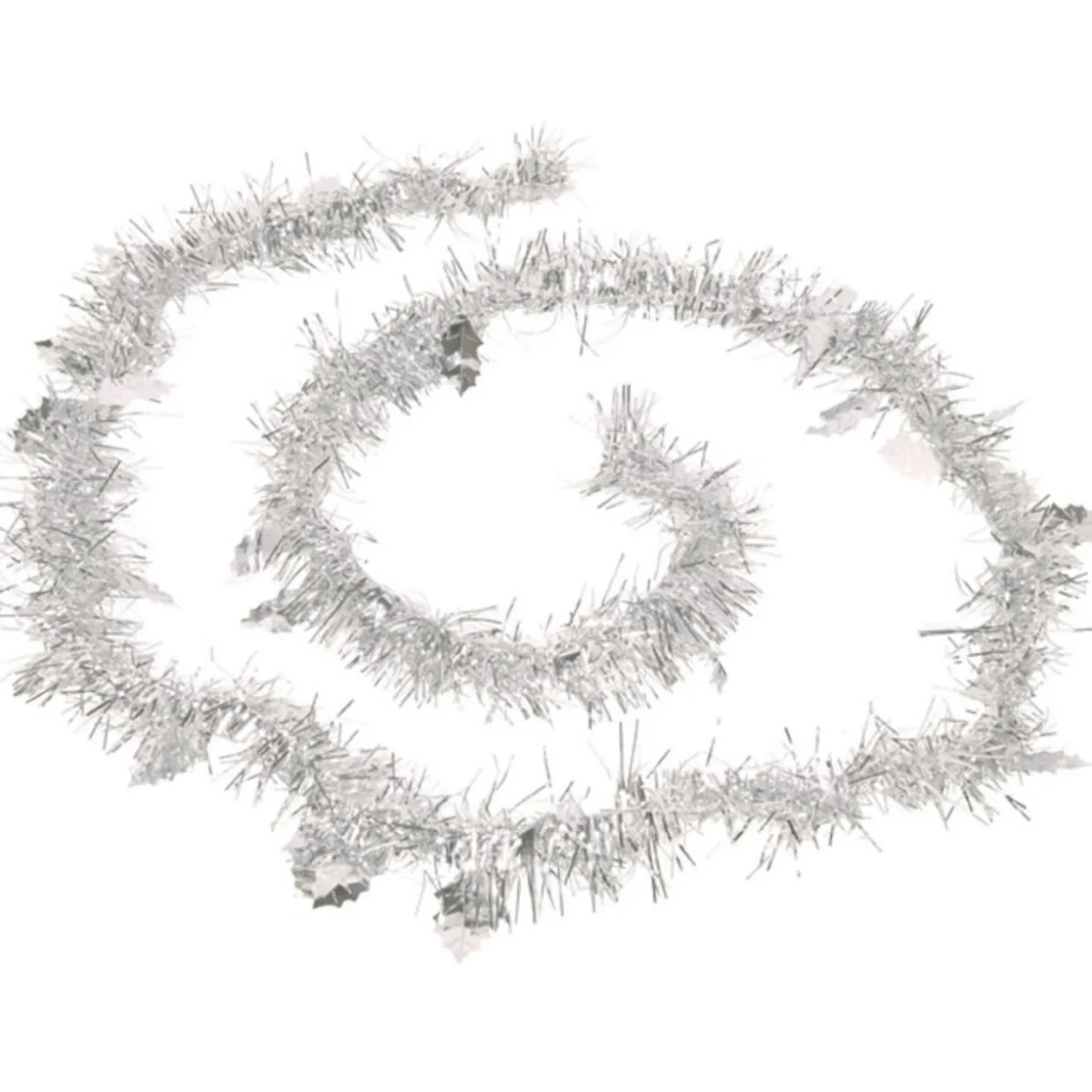 Guirlande de Noël argentée 2 m