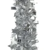 Guirlande de Noël argentée 2 m
