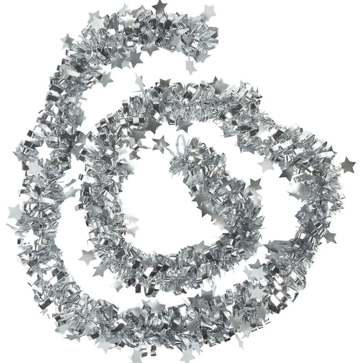 Guirlande de Noël argentée 2 m